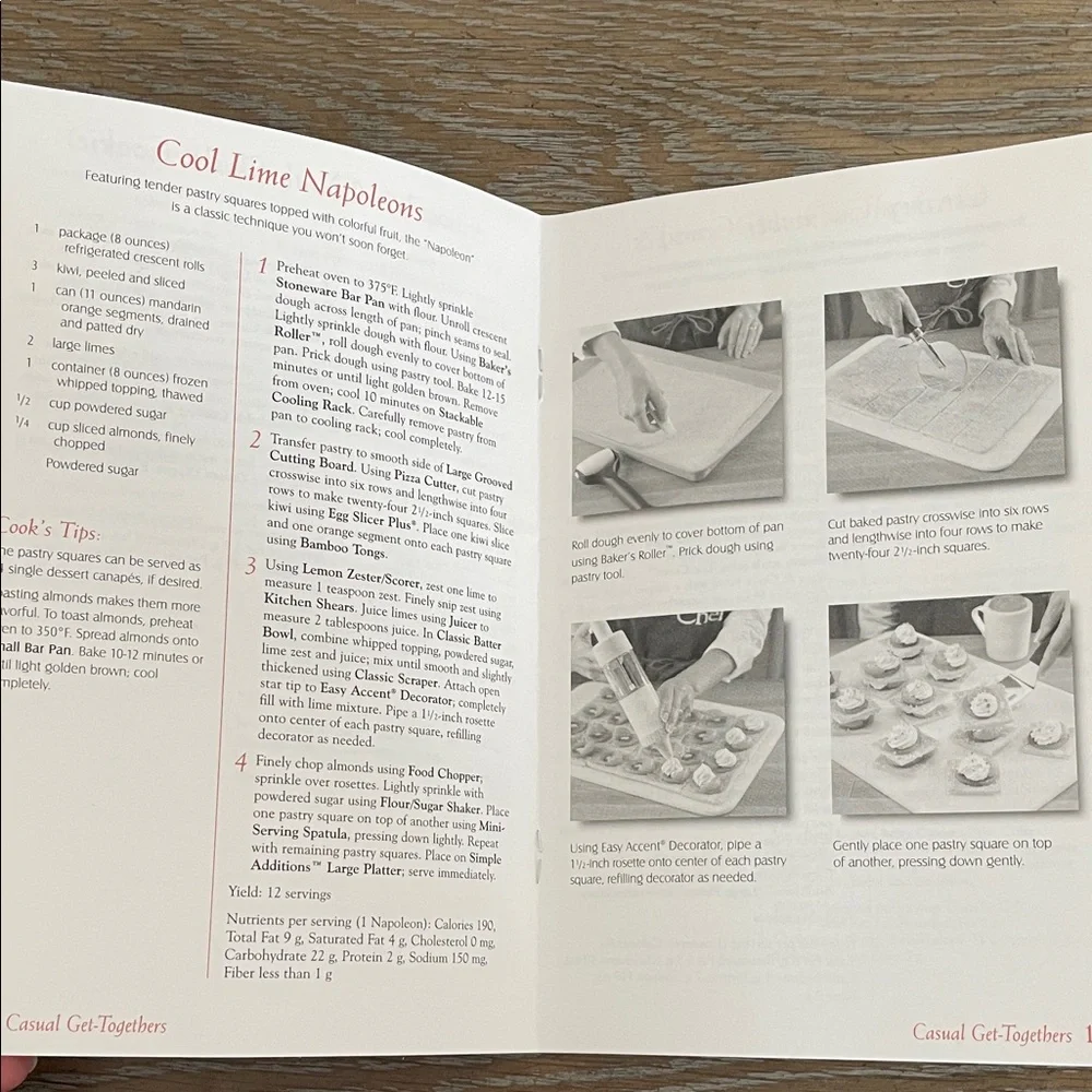Set of The Pampered Chef Season's Best Recipe Collection Books